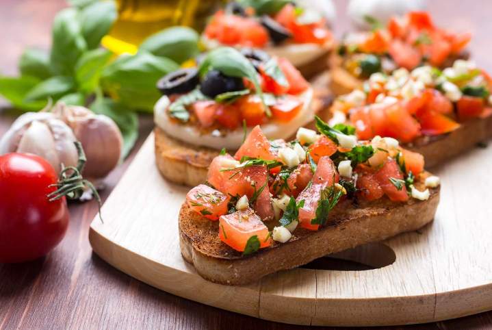 Choix bruschettas Lons-le-Saunier